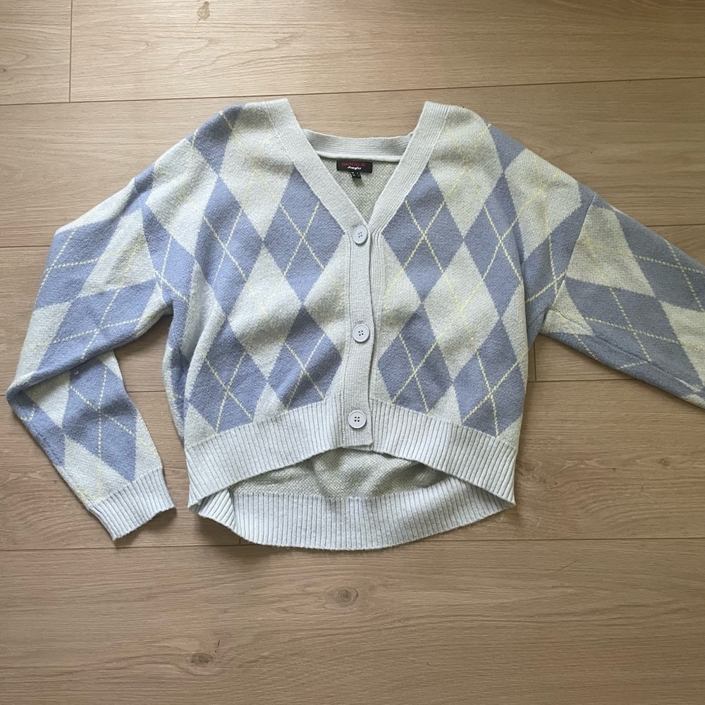 Blue and purple sweater with buttons, size S, brand: Don’t Call Me Jennyfer